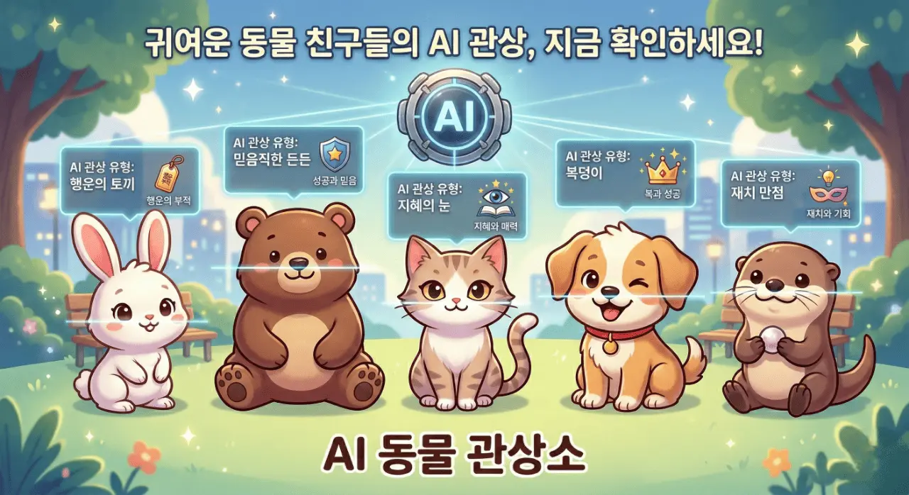 AI 동물 관상 — 셀카로 보는 얼굴형 관상 분석 (Animal Physiognomy AI, 顔相AI, AI动物面相)
