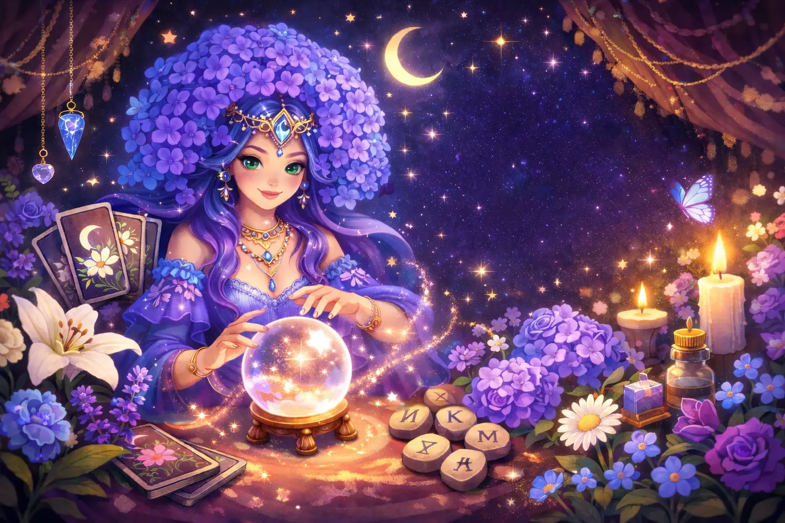 운명의 꽃 - 오행과 계절 흐름으로 피어나는 개인 맞춤 꽃